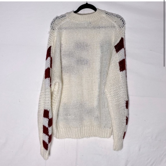 Vintage Cricketeer Chunky Knit Crew Neck Sweater XL - Picture 2 of 16